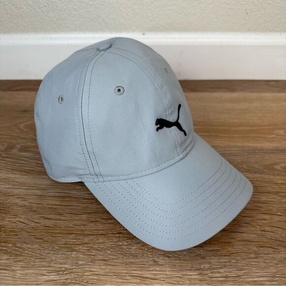 Puma Golf Unisex Gray Adjustable Athletic Cap Hat - Picture 3 of 11